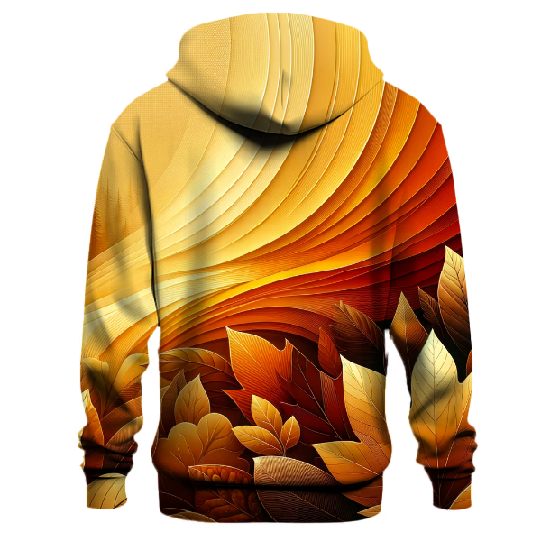 Golden Autumn Gradient Hoodie