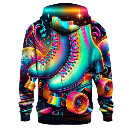 Neon Roller Disco Fever Hoodie