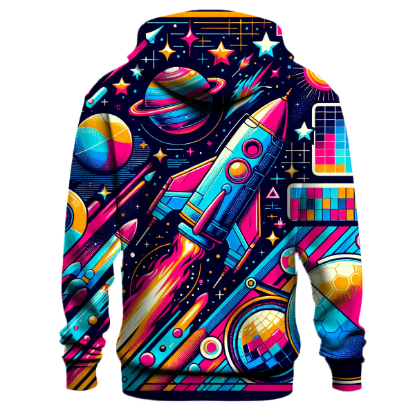 Vibrant Space Odyssey Hoodie