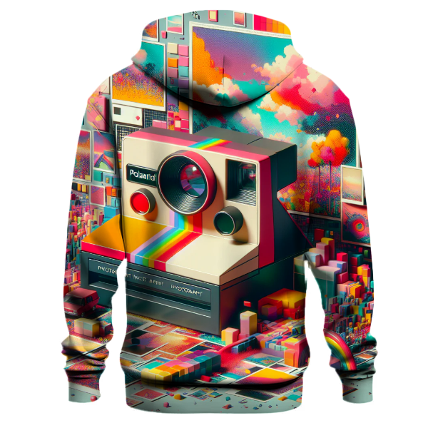 Retro Polaroid Pop Hoodie