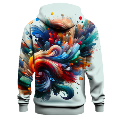 Artistic Paint Splashes Hoodie