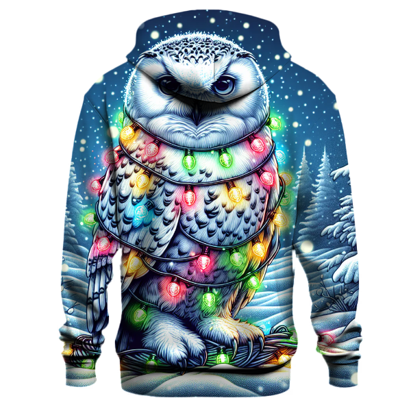 Festive Snowy Owl Hoodie