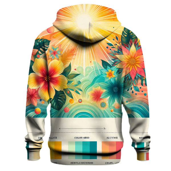 Tropical Sunrise Design Hoodie