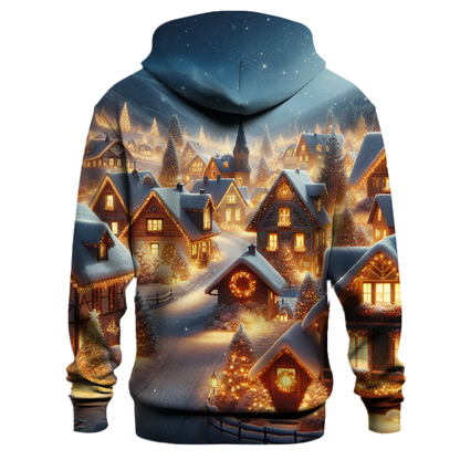 Glittering Christmas Village Hoodie