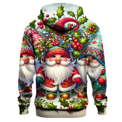 Holly Jolly Gnomes Hoodie