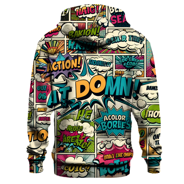 Classic Comic Book Fun Hoodie