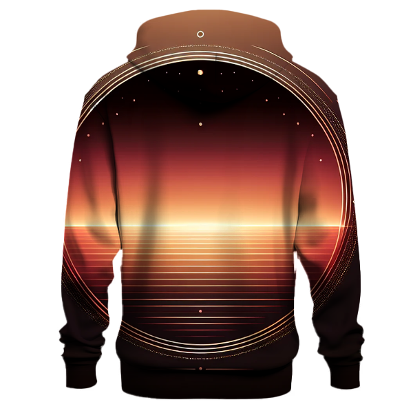 Amber Glow Gradient Hoodie