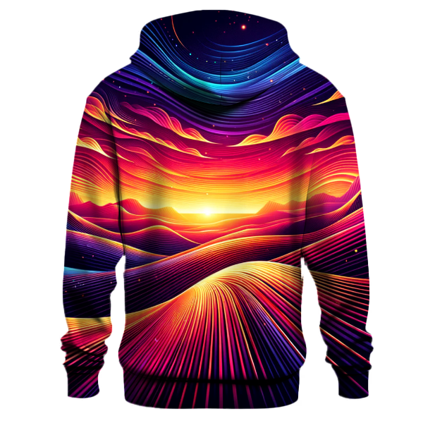 Electric Sunset Gradient Hoodie