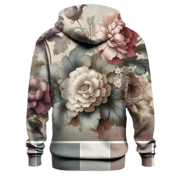 Retro Floral Elegance Hoodie