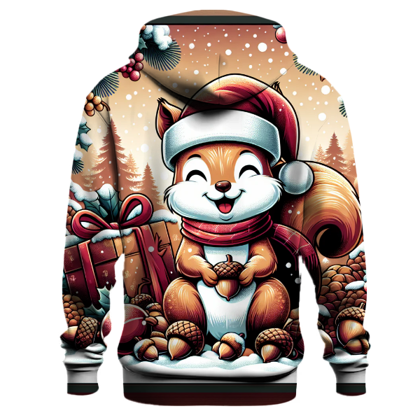 Nutty Squirrel Christmas Hoodie