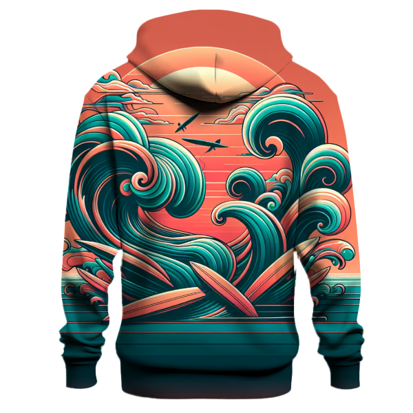 Retro Wave Rides Hoodie