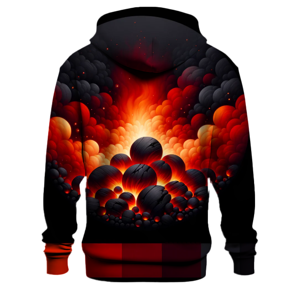 Fiery Ember Gradient Hoodie