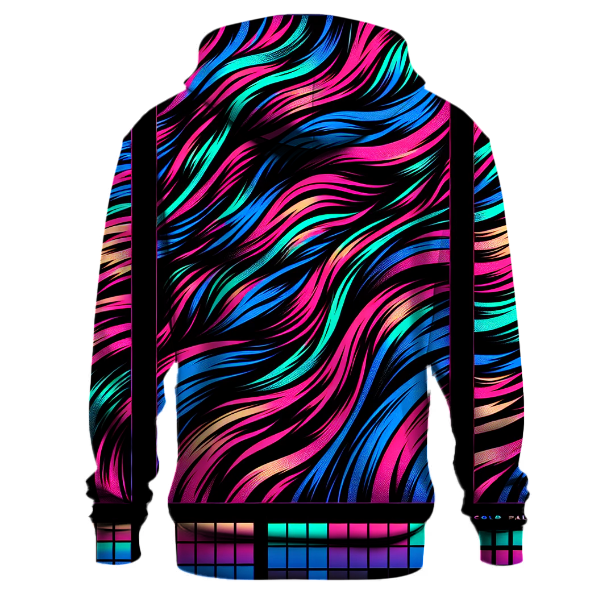 Neon Tiger Stripe Hoodie