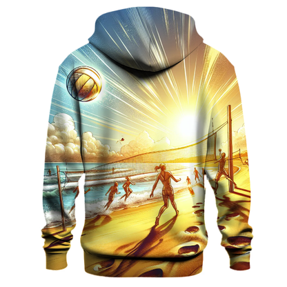 Volleyball Beach Fun Hoodie