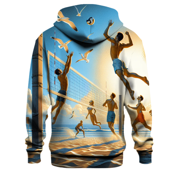 Beach Volleyball Vibes Hoodie