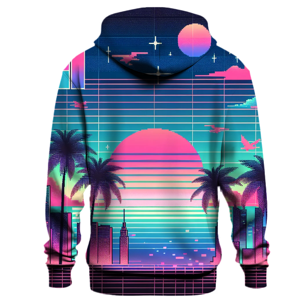 Vaporwave Neon Nights Hoodie