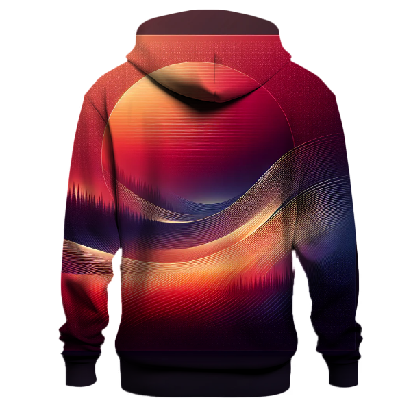 Crimson Sunset Blend Hoodie