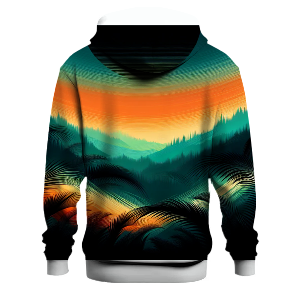 Jungle Sunset Gradient Hoodie