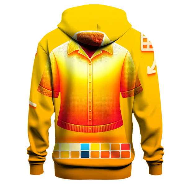 Radiant Citrus Splash Hoodie