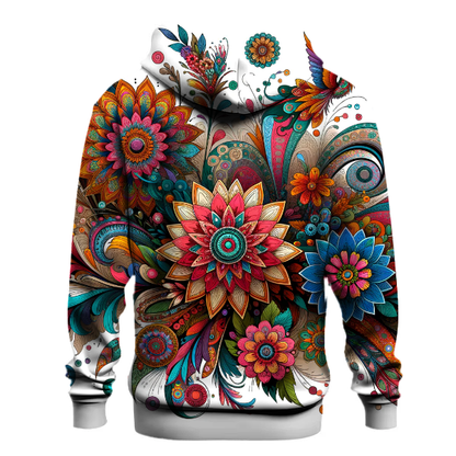 Bohemian Floral Fantasy Hoodie