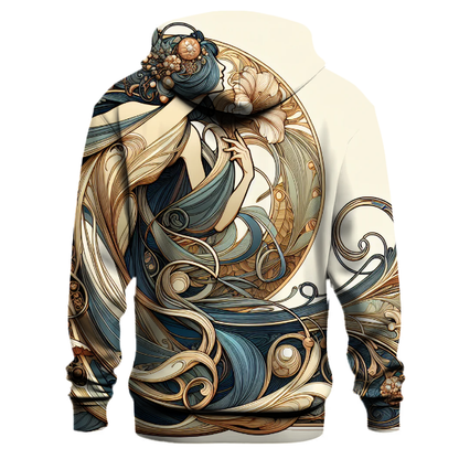 Art Nouveau Blossoms Hoodie