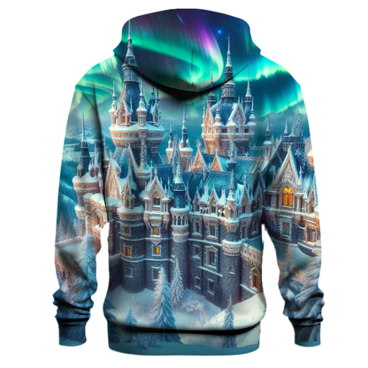 Festive Snowy Castle Hoodie