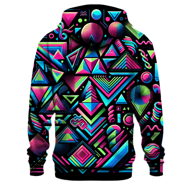 Radical 80s Geometry Hoodie