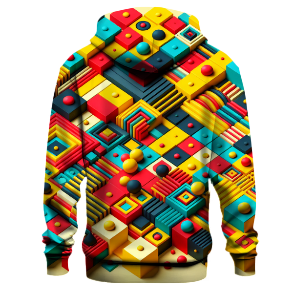 Groovy Geometric Blocks Hoodie