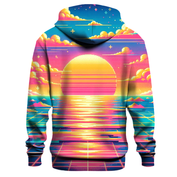 Vaporwave Horizon Design Hoodie Hoodie Trends