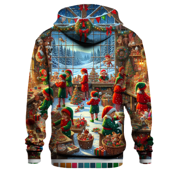 Santa's Workshop Helpers Hoodie