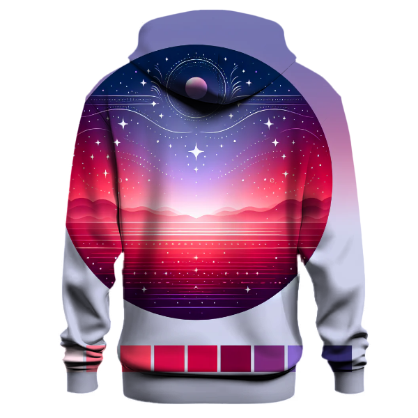 Crimson Twilight Ombre Hoodie