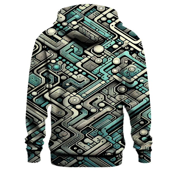 Retro Techno Twist Hoodie