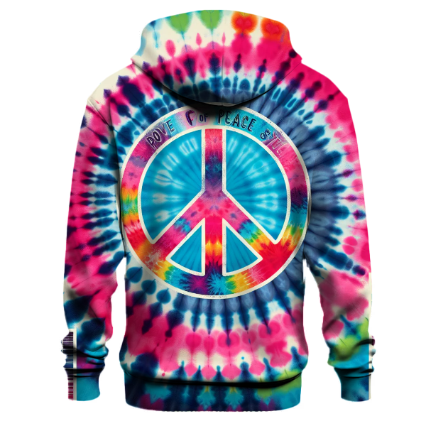 Classic Tie-Dye Peace Hoodie