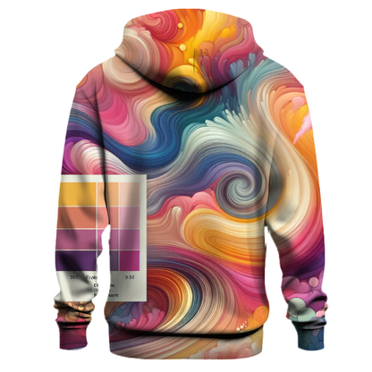 Dreamy Rainbow Swirls Hoodie