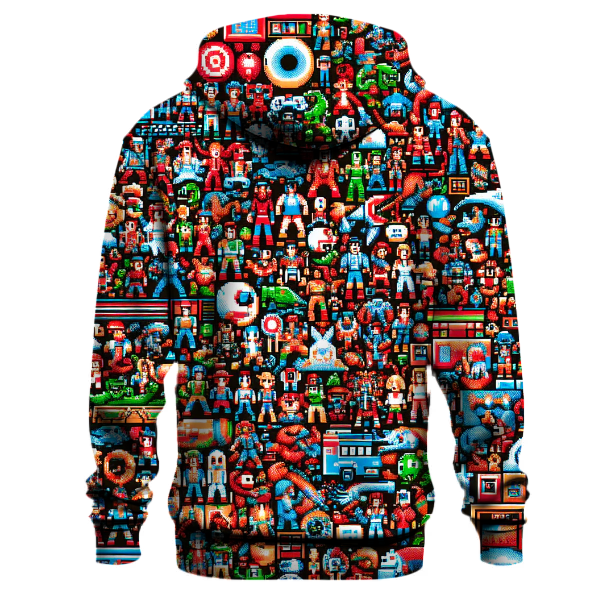 Pixelated Arcade Quest Hoodie