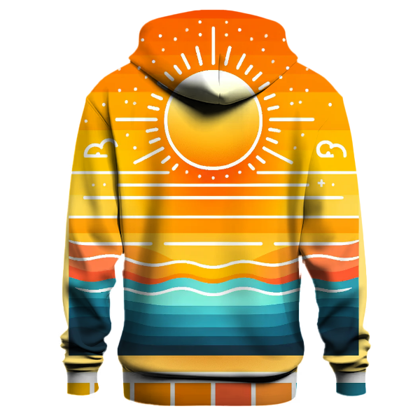 Radiant Sunrise Gradient Hoodie