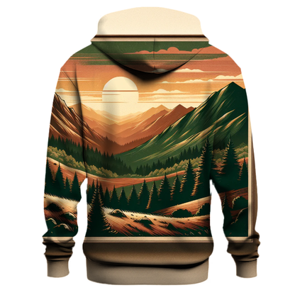 Retro Mountain Adventure Hoodie