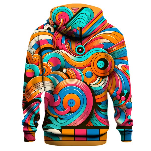 Groovy Patterns of Color Hoodie