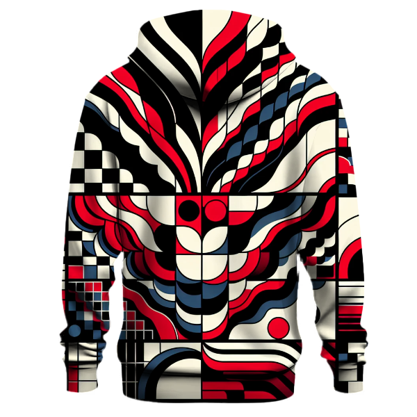 Funky Checkerboard Style Hoodie