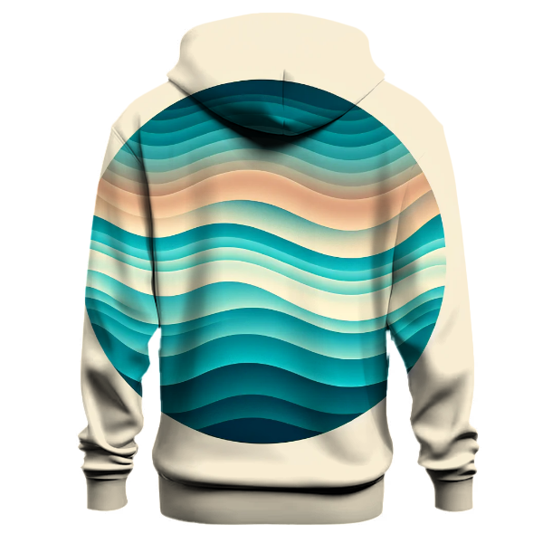 Serene Ocean Wave Hoodie