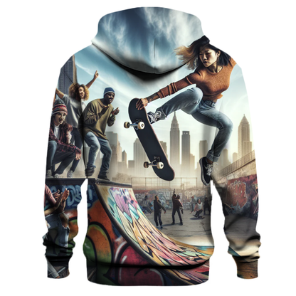 Skateboarding Thrills Hoodie