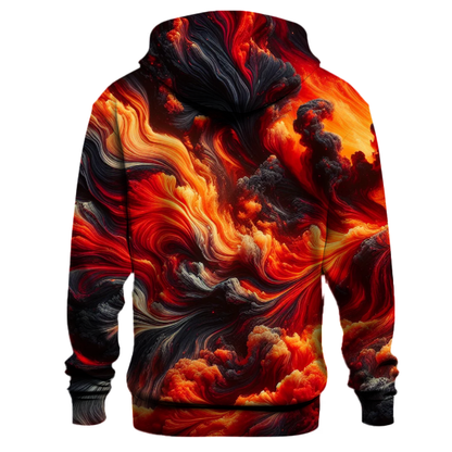 Lava Flow Tie-dye Design Hoodie