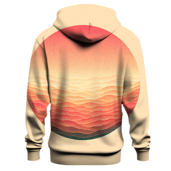 Coral Sunset Ombre Hoodie