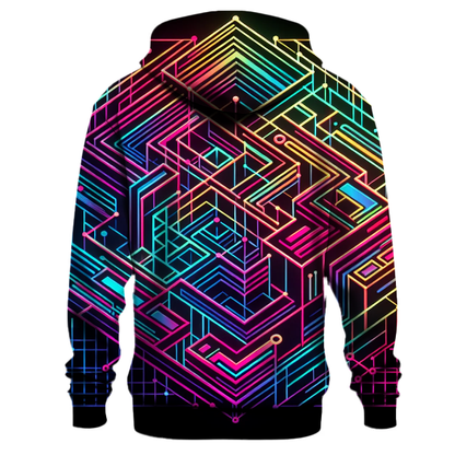 Techno Grid Spectrum Hoodie