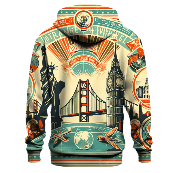 Classic Vintage Travel Poster Hoodie