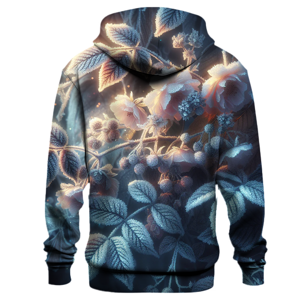 Frost-Kissed Winter Gardens Hoodie