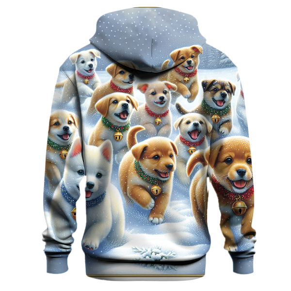 Playful Holiday Pups Hoodie