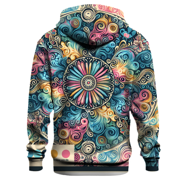 Funky Tie-Dye Twist Hoodie