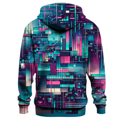 Techno Glitch Echoes Hoodie