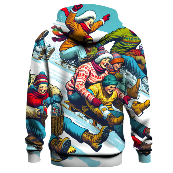 Joyful Sledding Adventure Hoodie